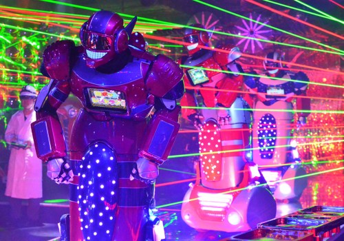 The Robot Show in Tokyo, Japan - epileptics beware!